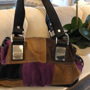 Michael Kors leather suede purse